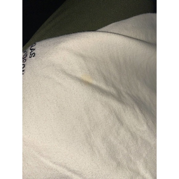 Harley Davidson Mens Collared Shirt 2008 1/4 Button Up Size L Cream Embroidered - Picture 7 of 7